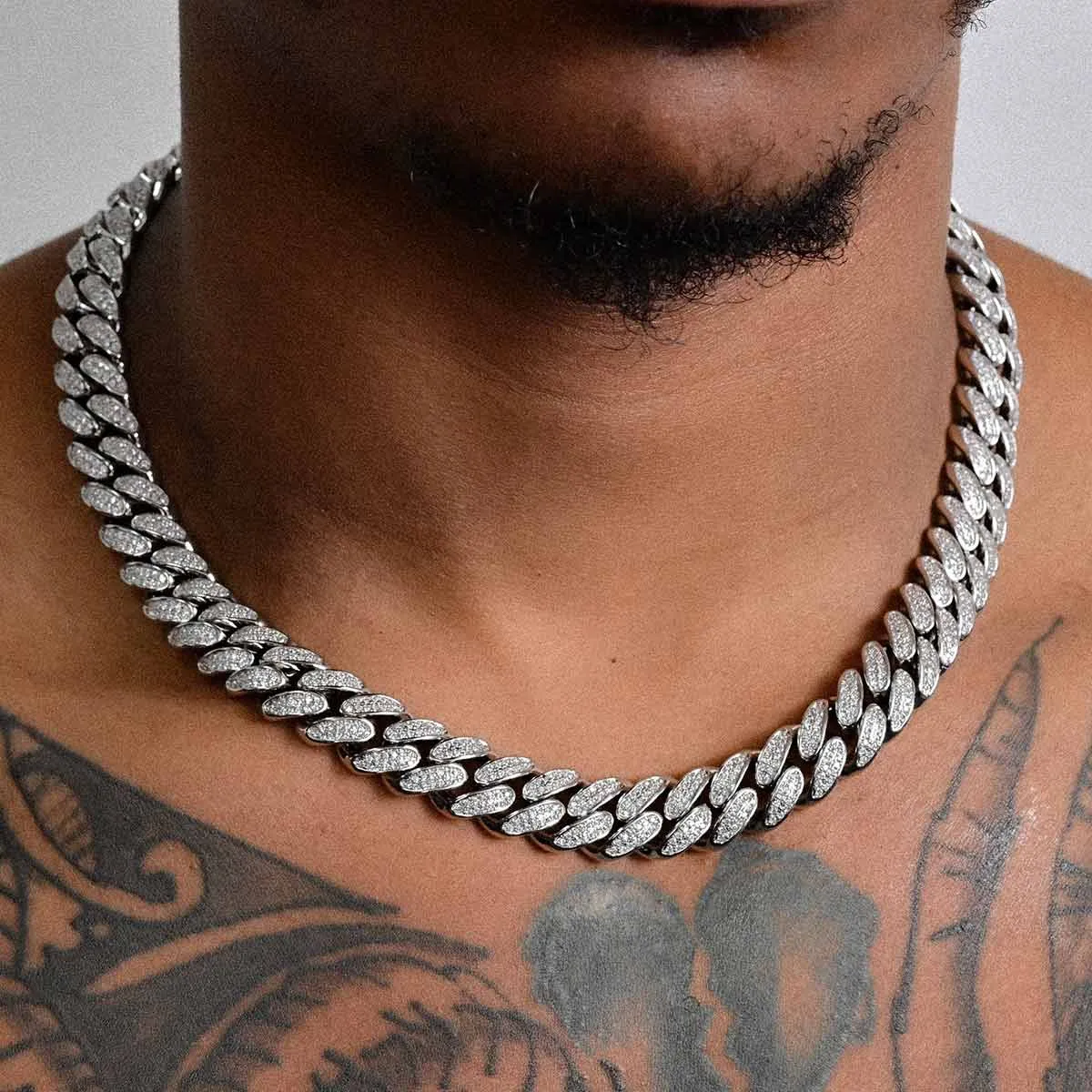 13mm Iced Out Cuban Chain