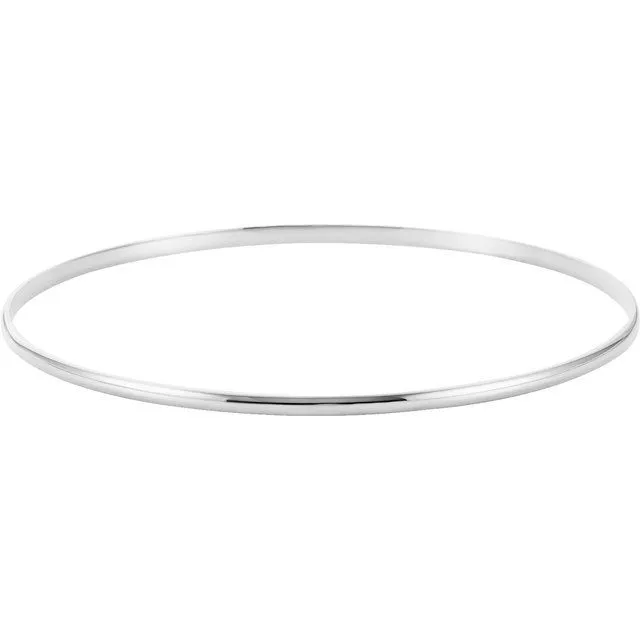 14K Gold Classic Bangle Bracelets