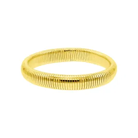 14K Gold Plated .5 Tall Omega Bracelet