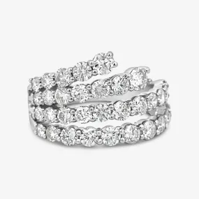 4 Row Waterfall Ring