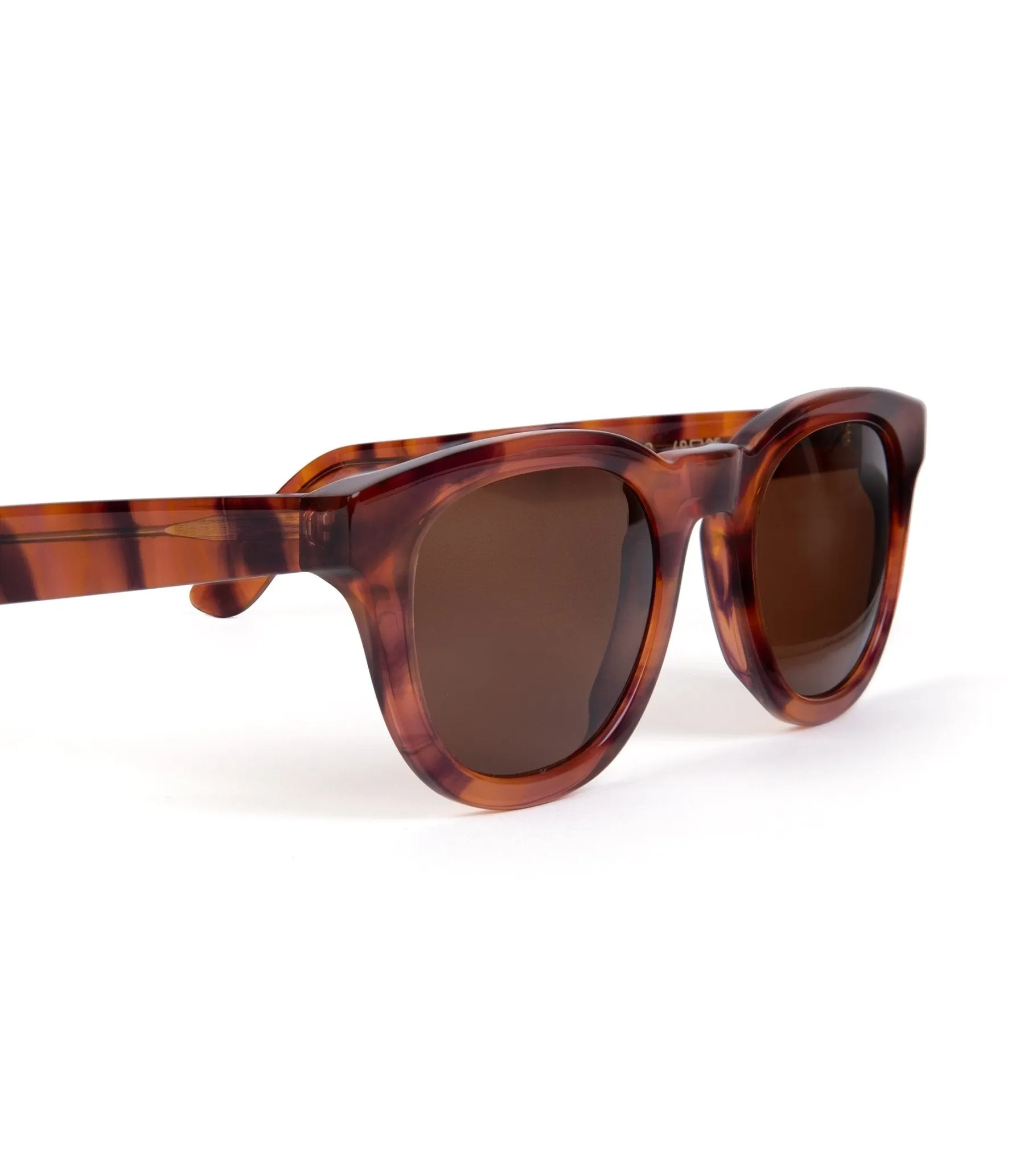 A Kind of Guise Acapulco Acetate Sunglasses: Firestone/Brown