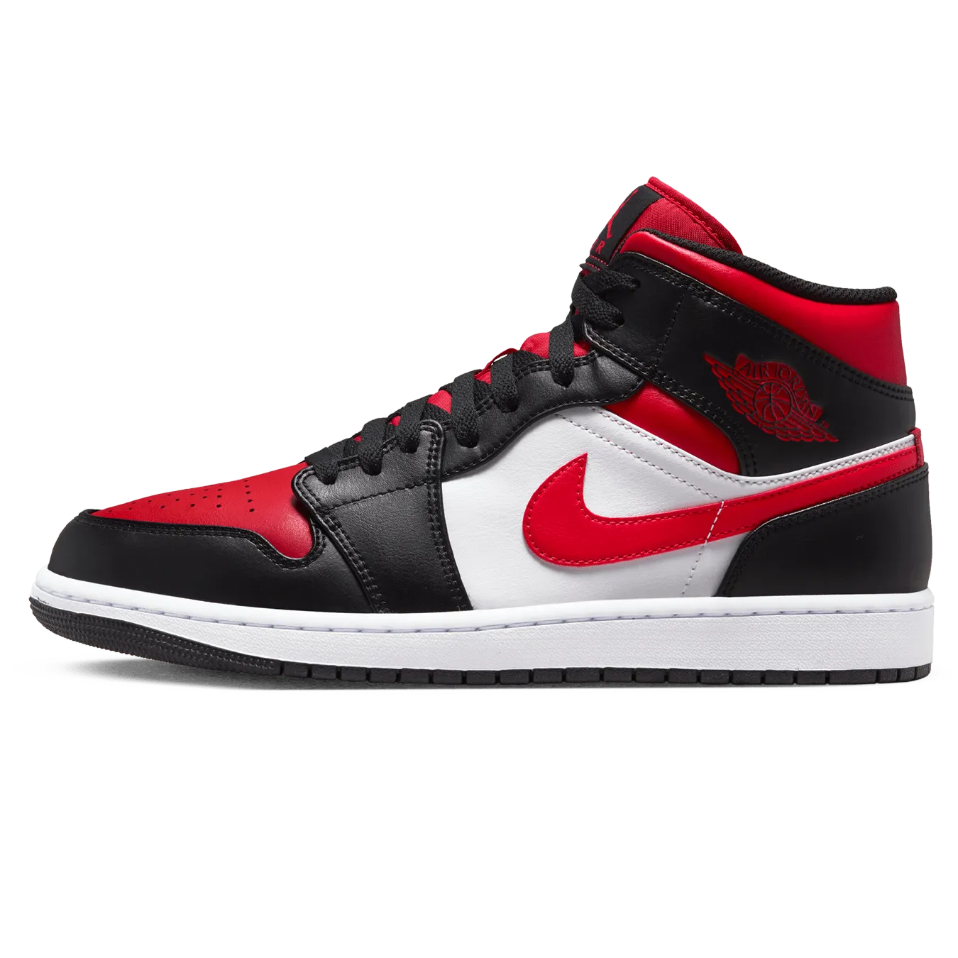 Air Jordan 1 Mid 'Black Fire Red'