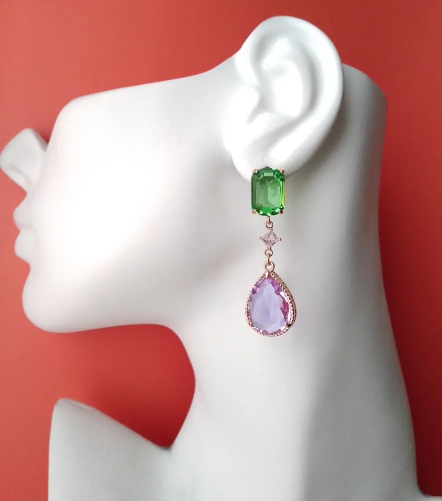 Althea Three Tier Earrings