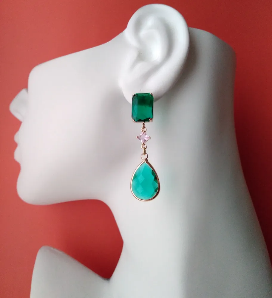 Althea Three Tier Earrings