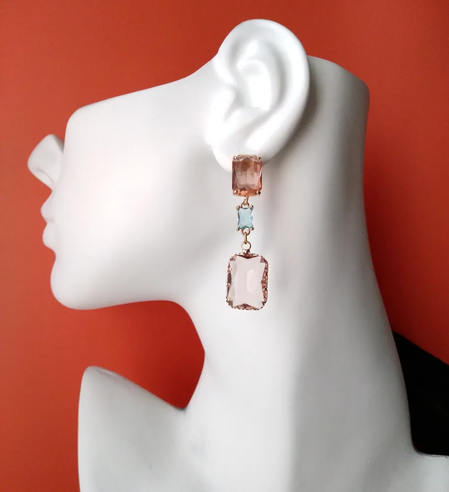 Althea Three Tier Earrings