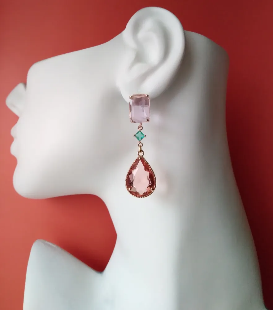 Althea Three Tier Earrings