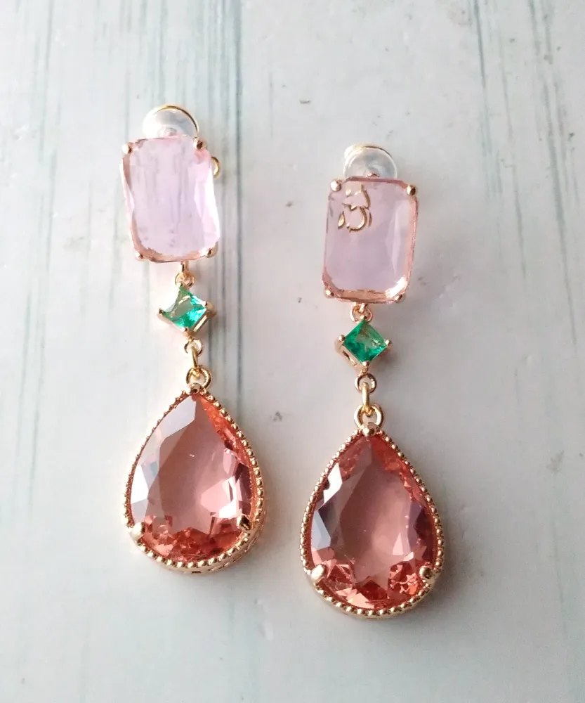 Althea Three Tier Earrings