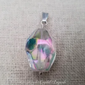 Angel Aura Quartz Large Nugget Penant