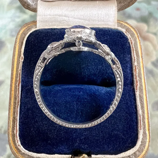 Art Deco Sapphire & Diamond Ring