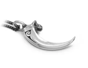 Bald Eagle Talon Necklace - Silver