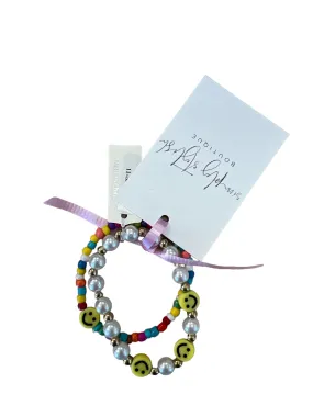 Be Kind Smile Bracelet Set