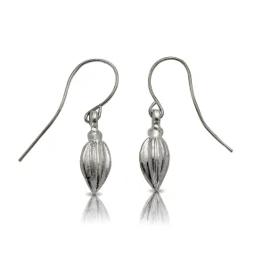 Better Jewelry Cocoa Pod Earrings .925 Sterling Silver