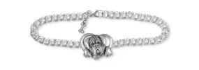 Bullmastiff Bracelet Jewelry Sterling Silver Handmade Dog Bracelet BM3-B