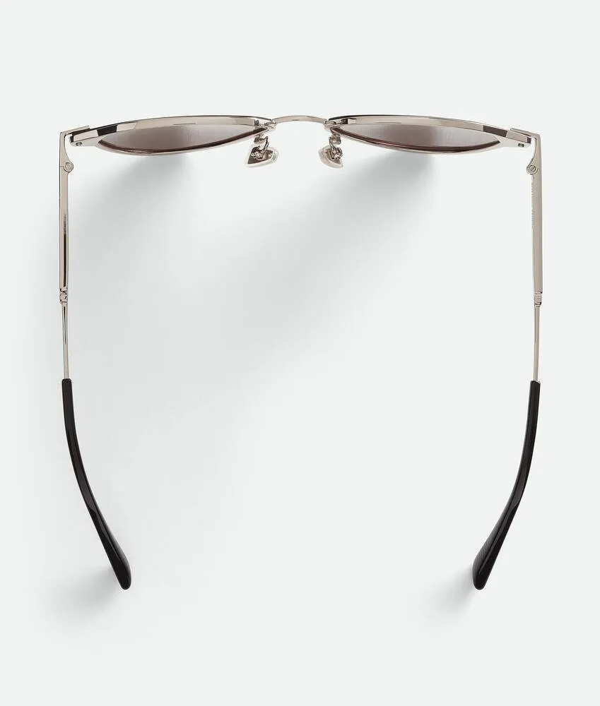 BV 1271S Glaze Metal Aviator, Silver