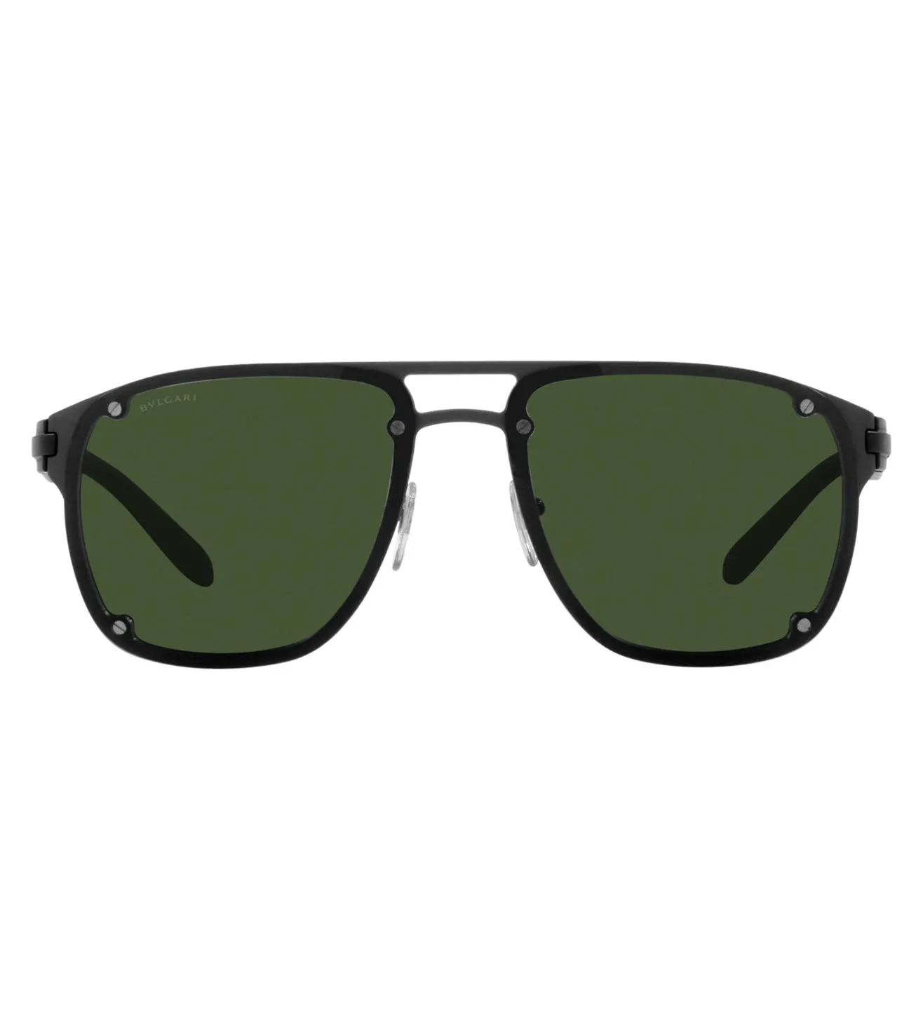 Bvlgari Men's Dark Green Aviator Sunglasses