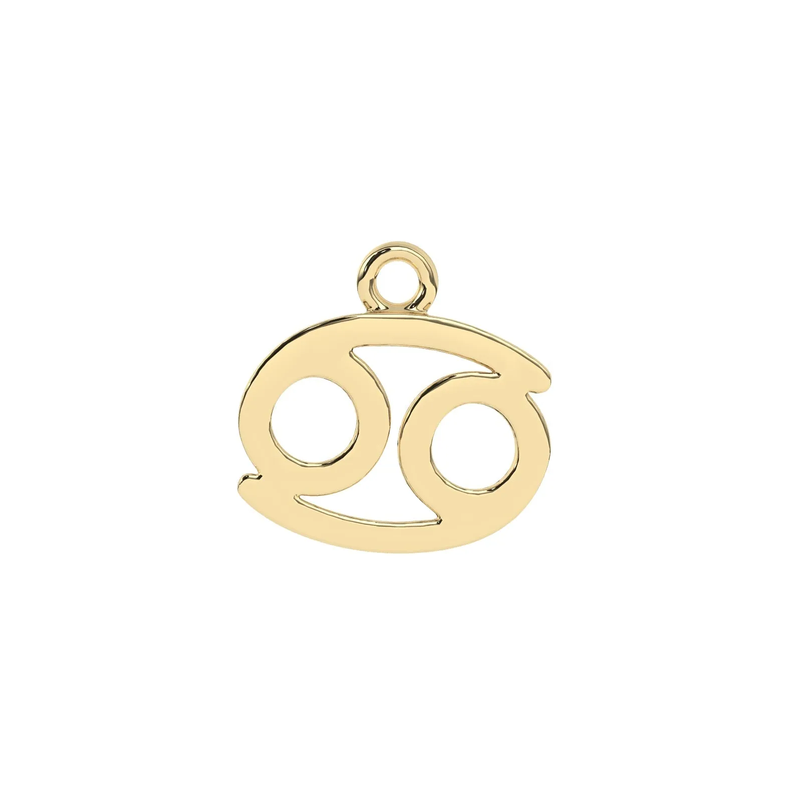 Cancer Zodiac Charm | 10k Yellow Gold