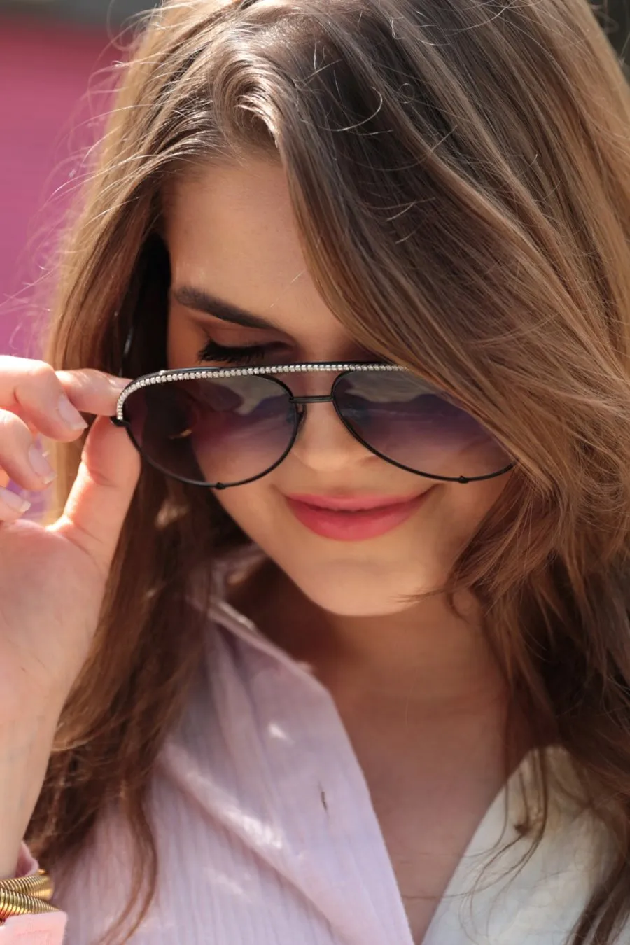 Dare To Dazzle Aviator Sunglasses