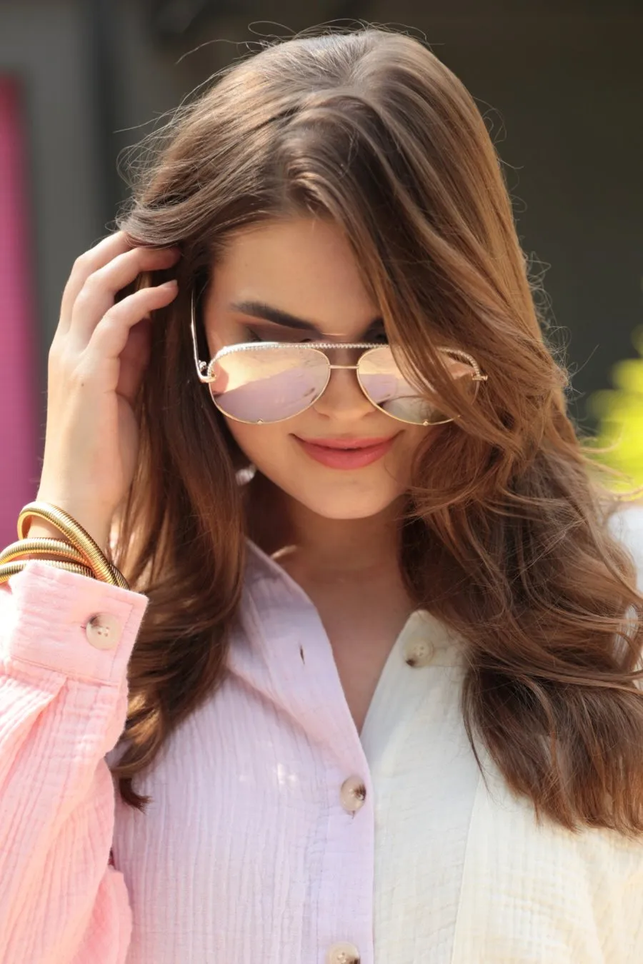 Dare To Dazzle Aviator Sunglasses