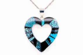 David Rosales Shadow Peak Heart Pendant