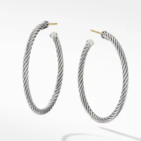 David Yurman Cable Hoop Earrings Medium