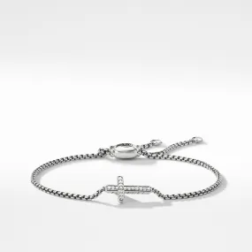 David Yurman Cross Bracelet with Pave Diamonds