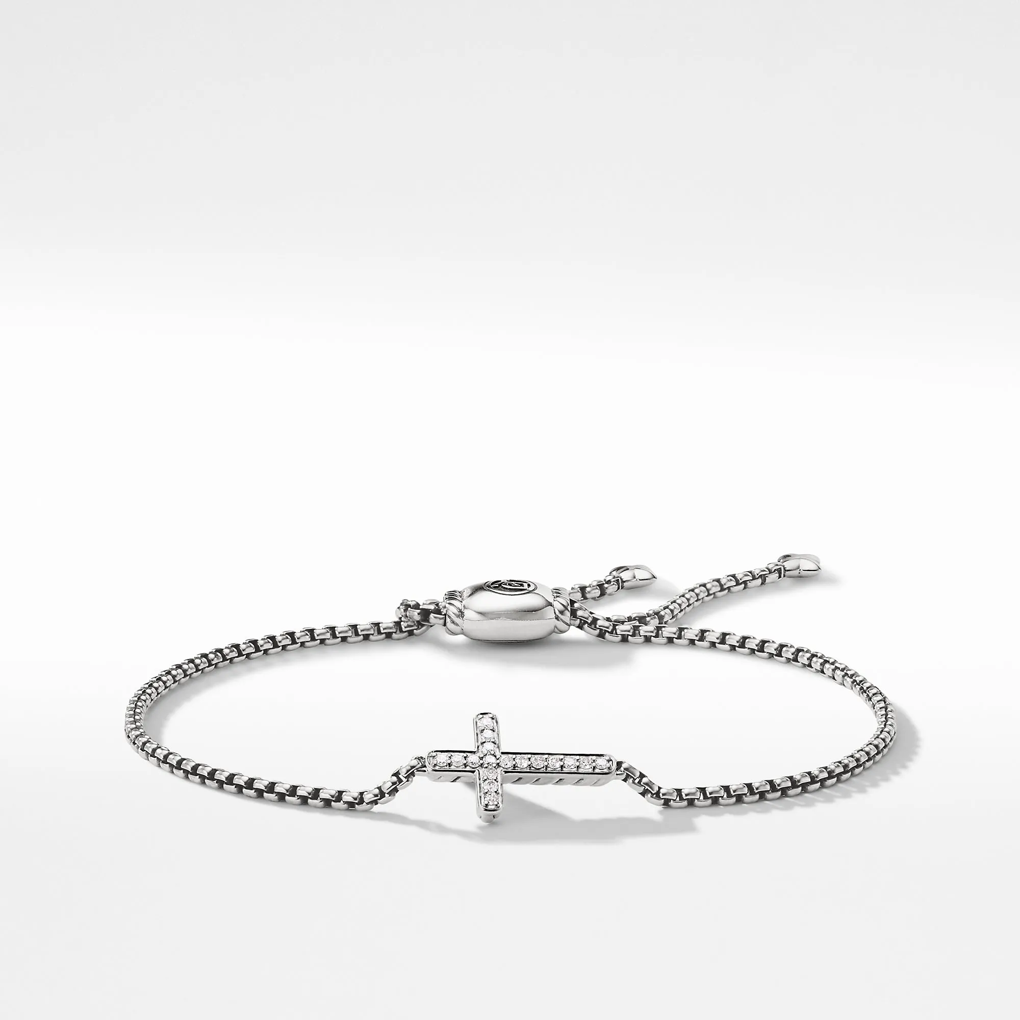 David Yurman Cross Bracelet with Pave Diamonds