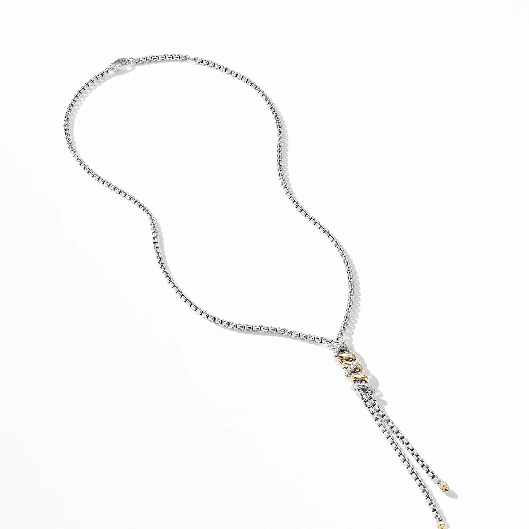 David Yurman Helena Y Diamond Necklace