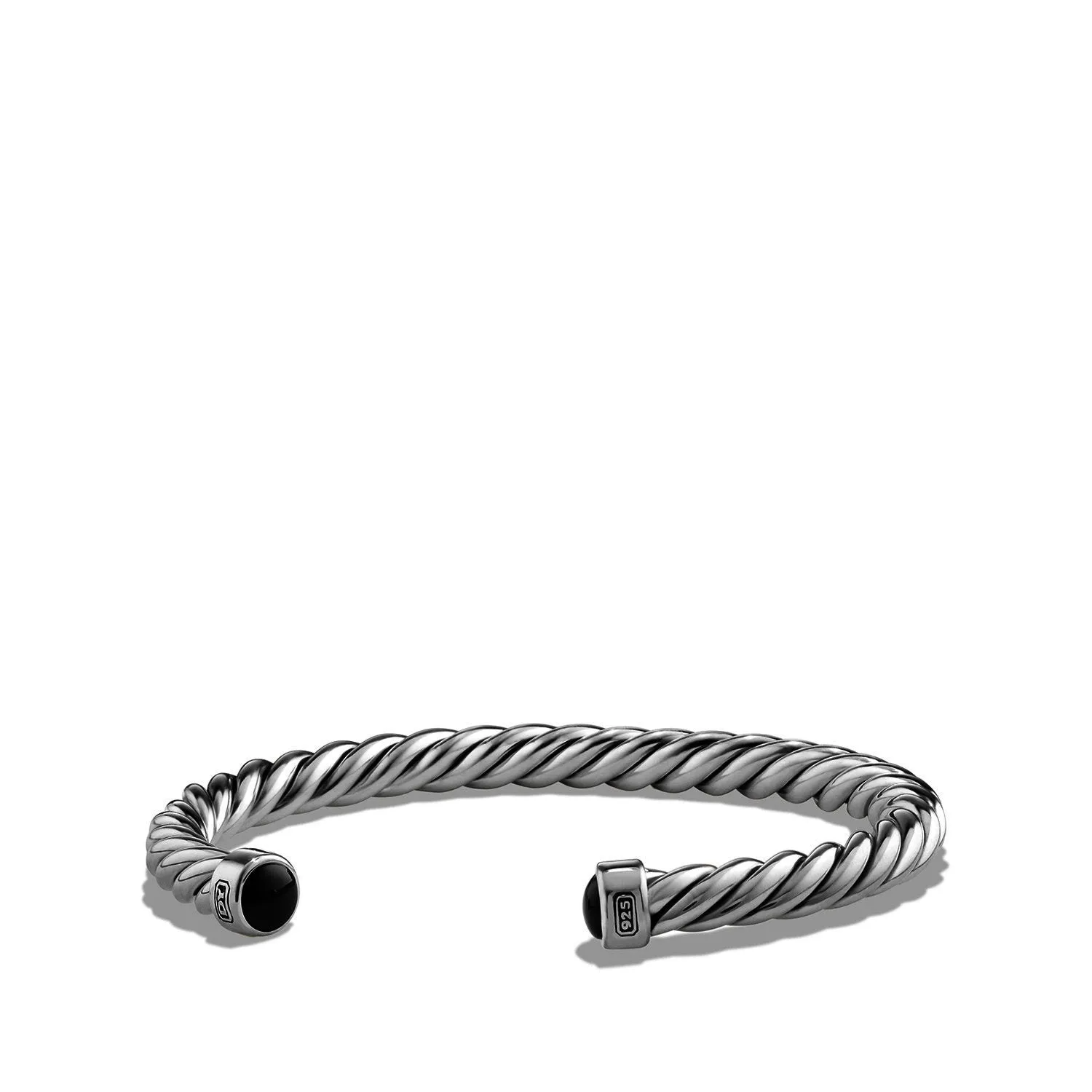 David Yurman Men's Cuff Bracelet with Black Onyx