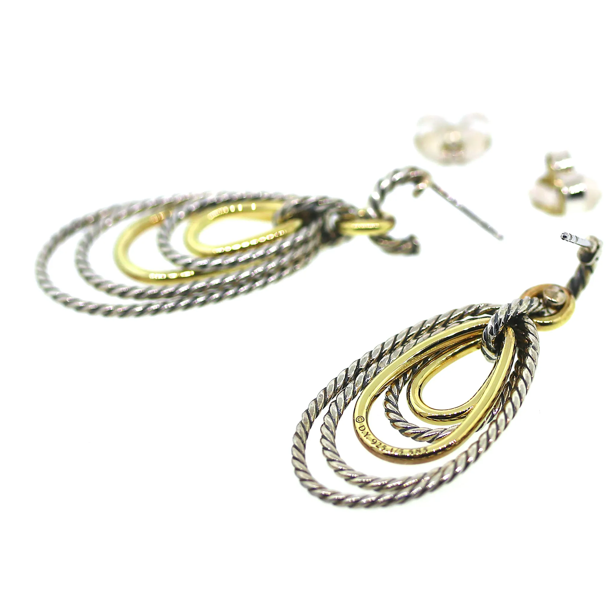 David Yurman Mobile Link Hanging Earrings