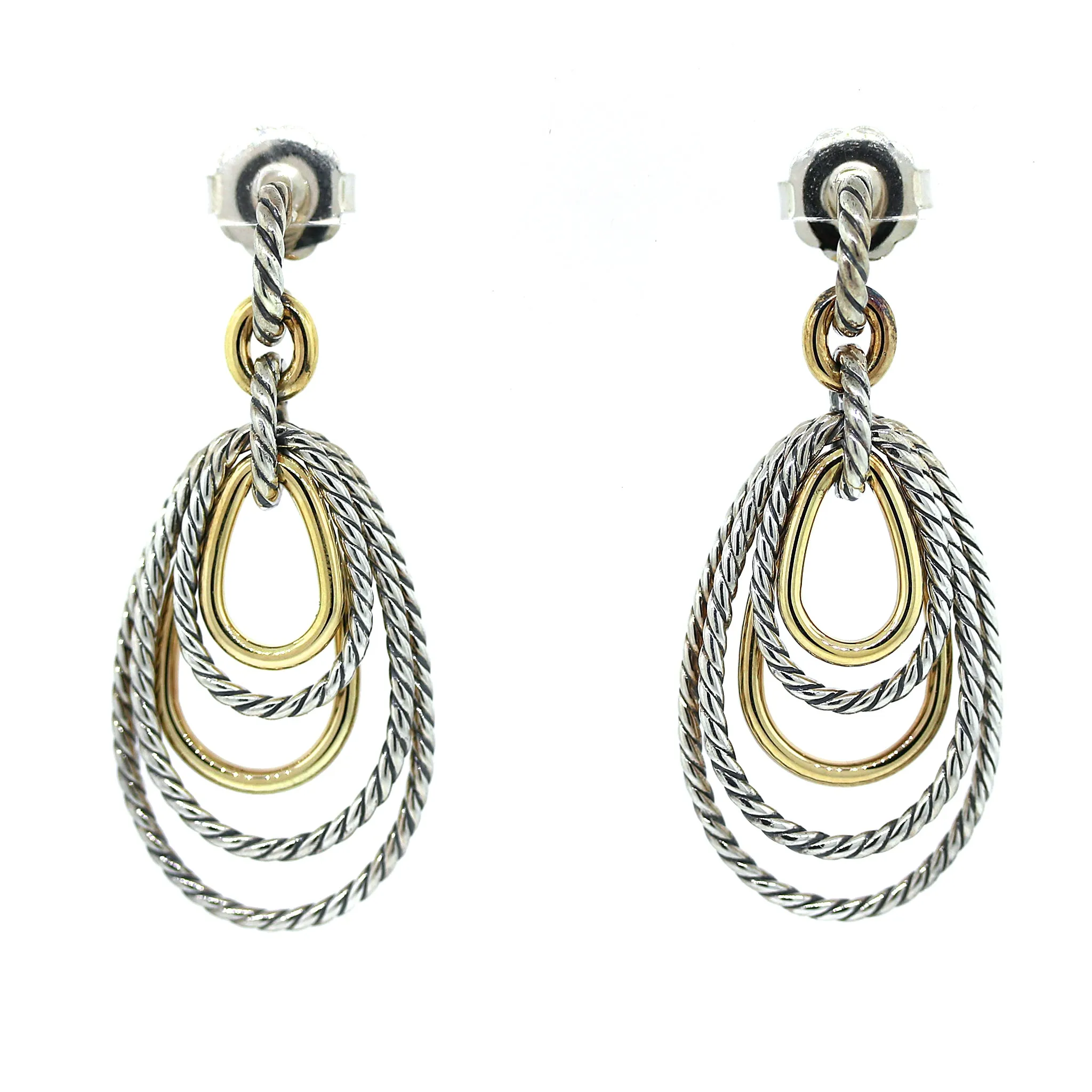 David Yurman Mobile Link Hanging Earrings