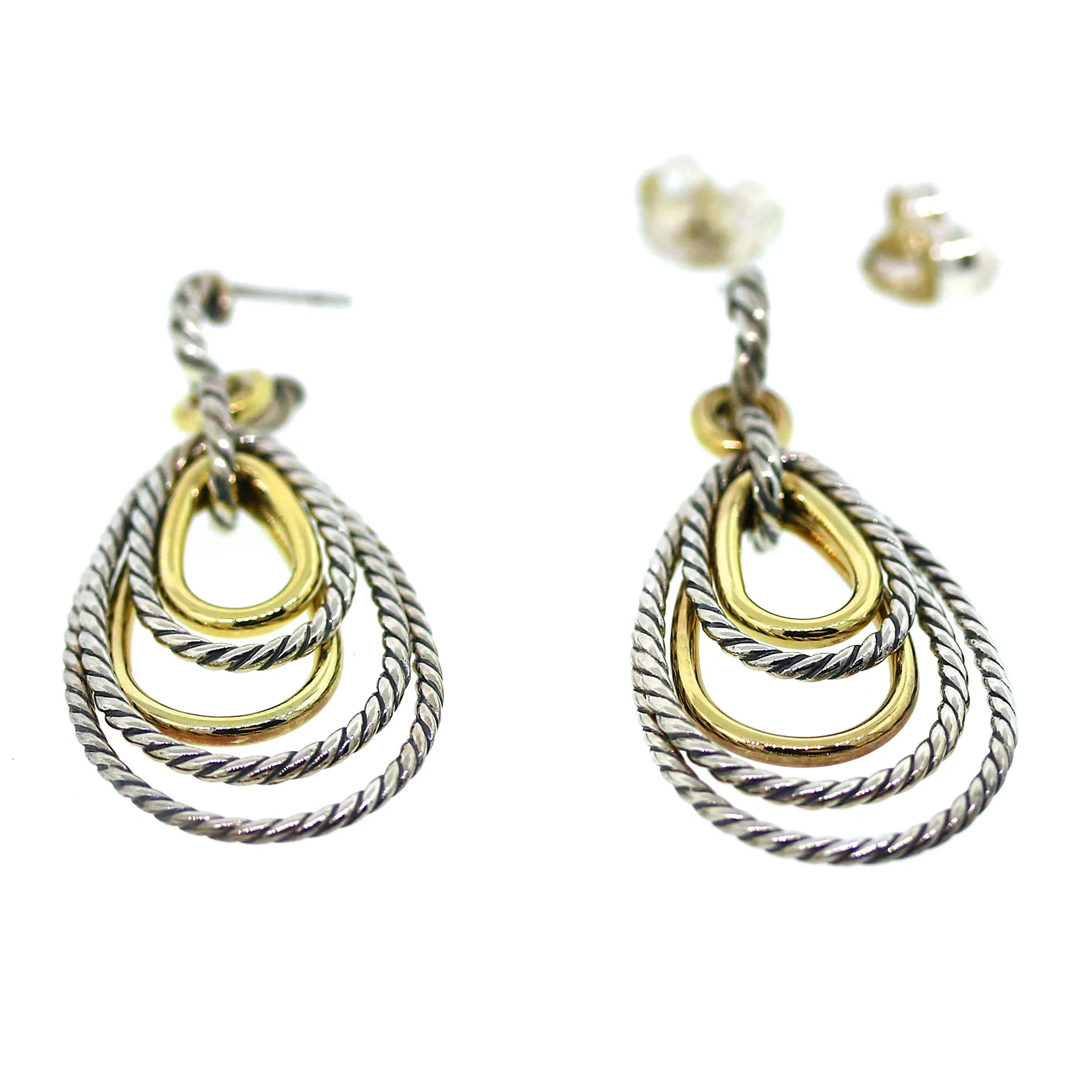 David Yurman Mobile Link Hanging Earrings