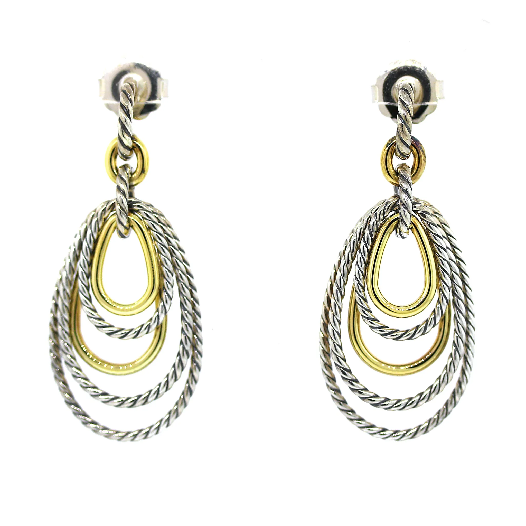 David Yurman Mobile Link Hanging Earrings