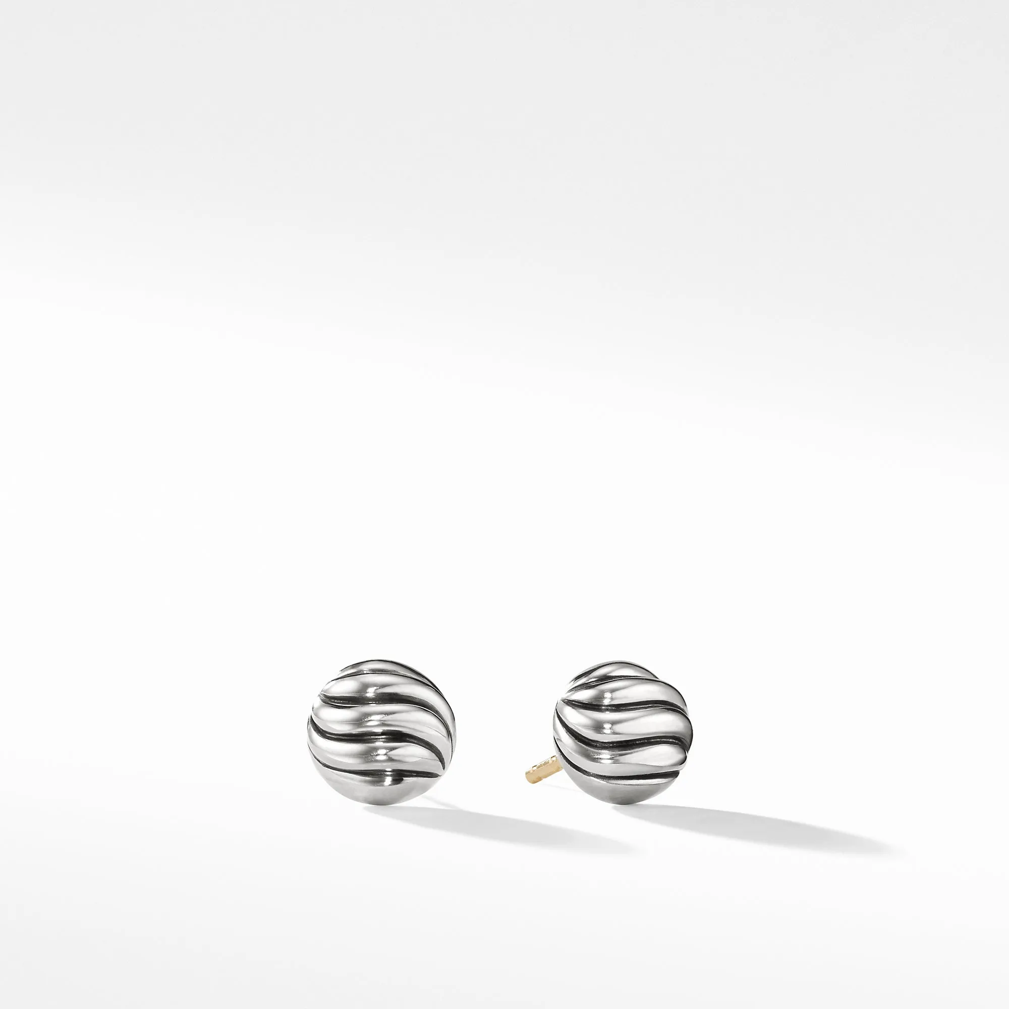 David Yurman Sculpted Cable Stud Earrings 8MM