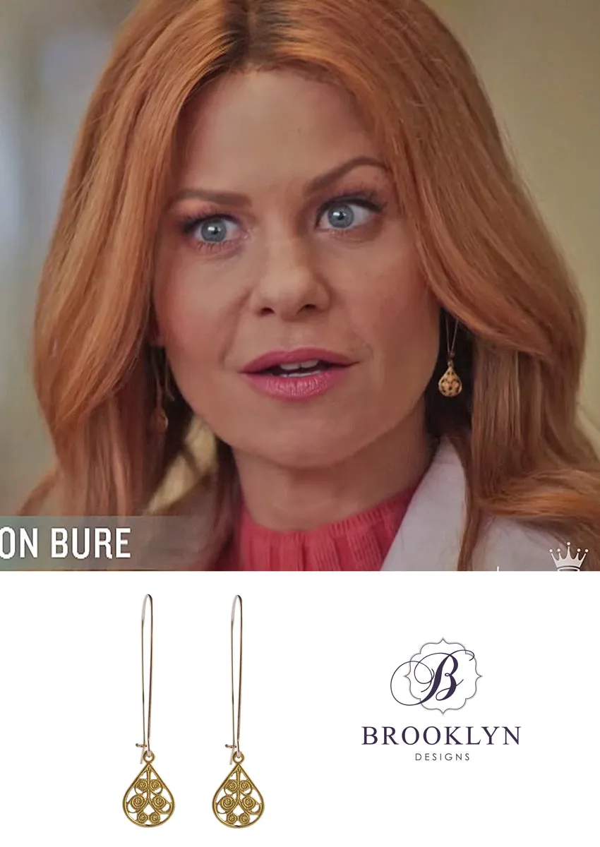 Delilah Gold Earrings *As Seen On Candace Cameron Bure*