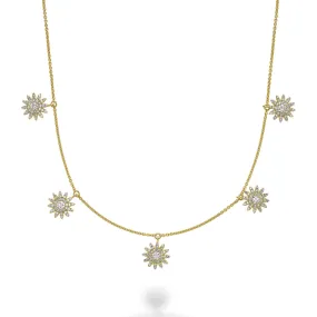 Diamond Starburst Necklace