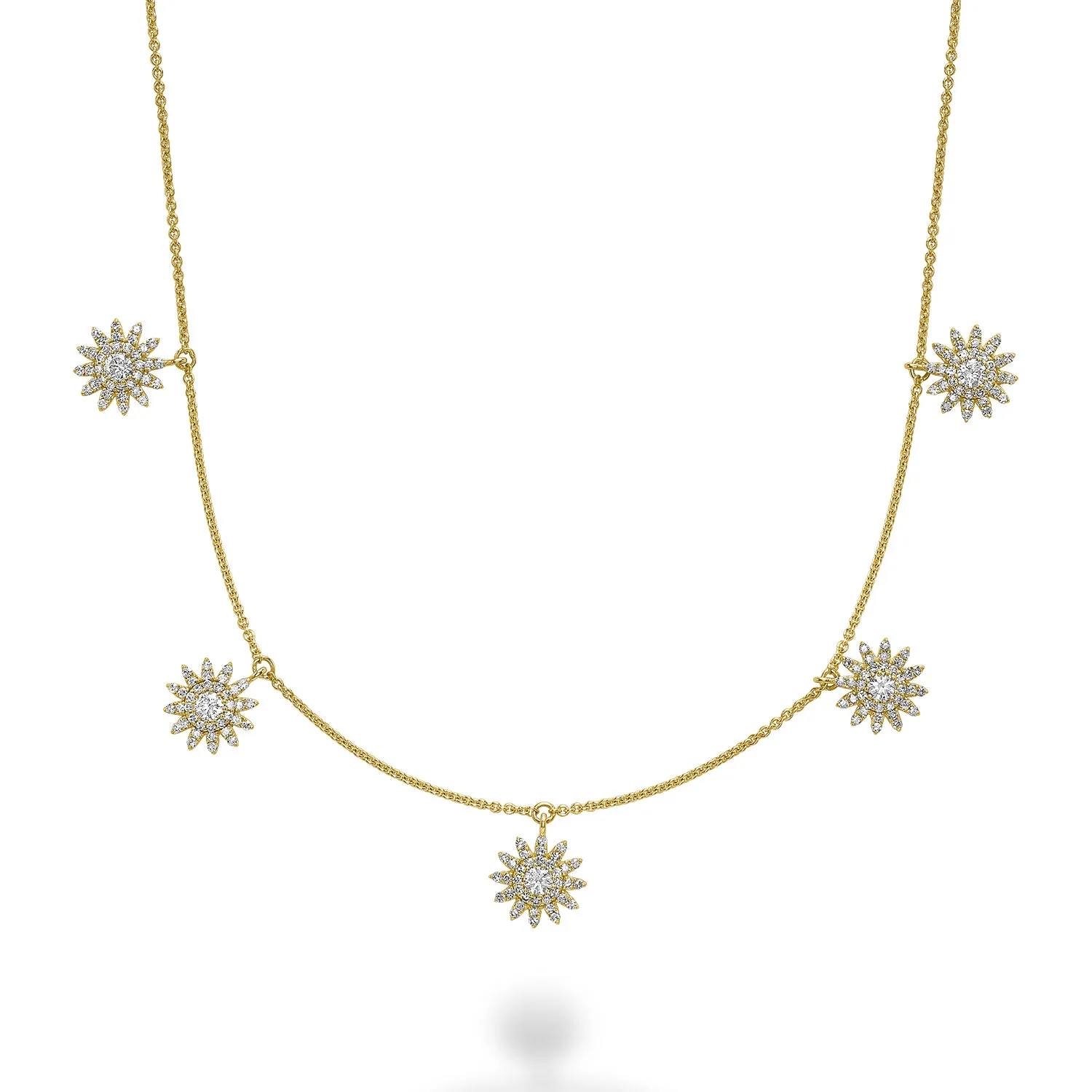 Diamond Starburst Necklace