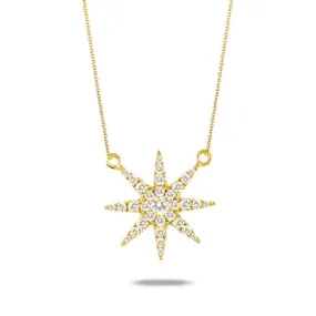 Diamond Starburst Necklace