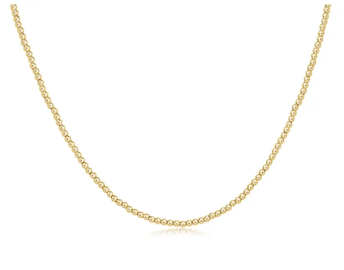 E Newton 15'' Choker Classic Gold Bead