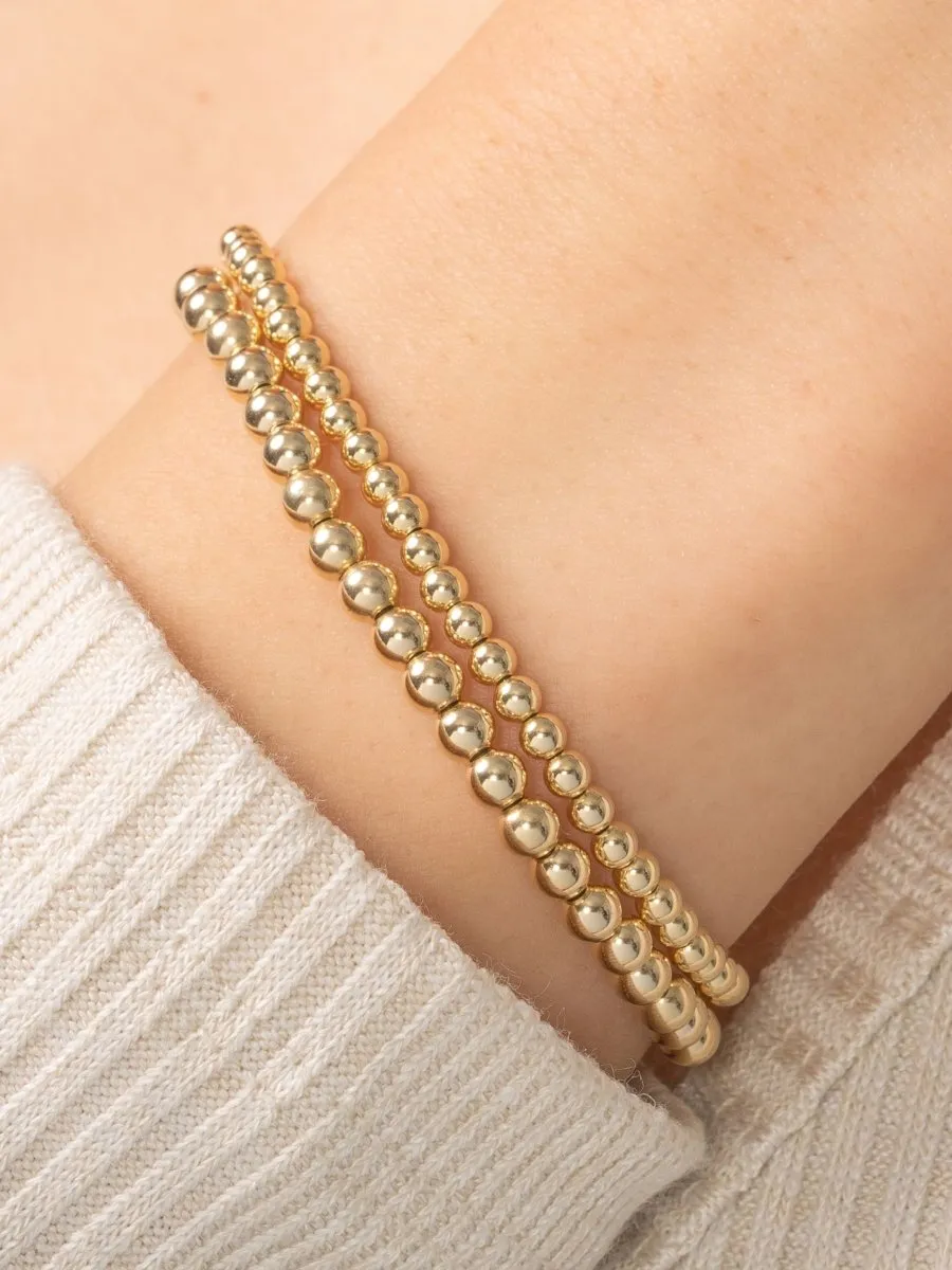 Everyday Stretch Bracelet Set - 3mm   4mm