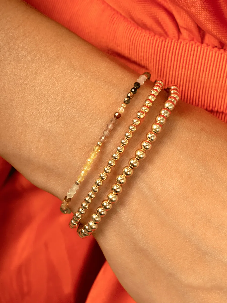 Everyday Stretch Bracelet Set - 3mm   4mm