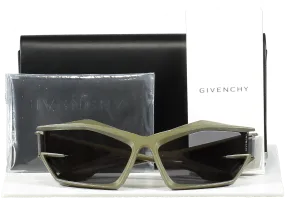 GIvenchy Green Giv Cut Cat-eye Nylon Sunglasses in case