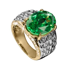 Green Warrior Men's Ring