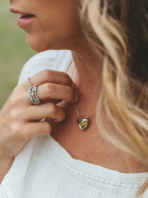 Heart of Gold Pendant Necklace