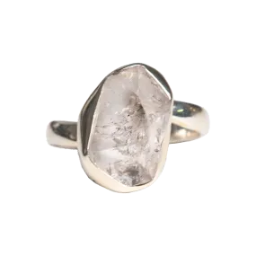 Herkimer Diamond Adjustable Ring