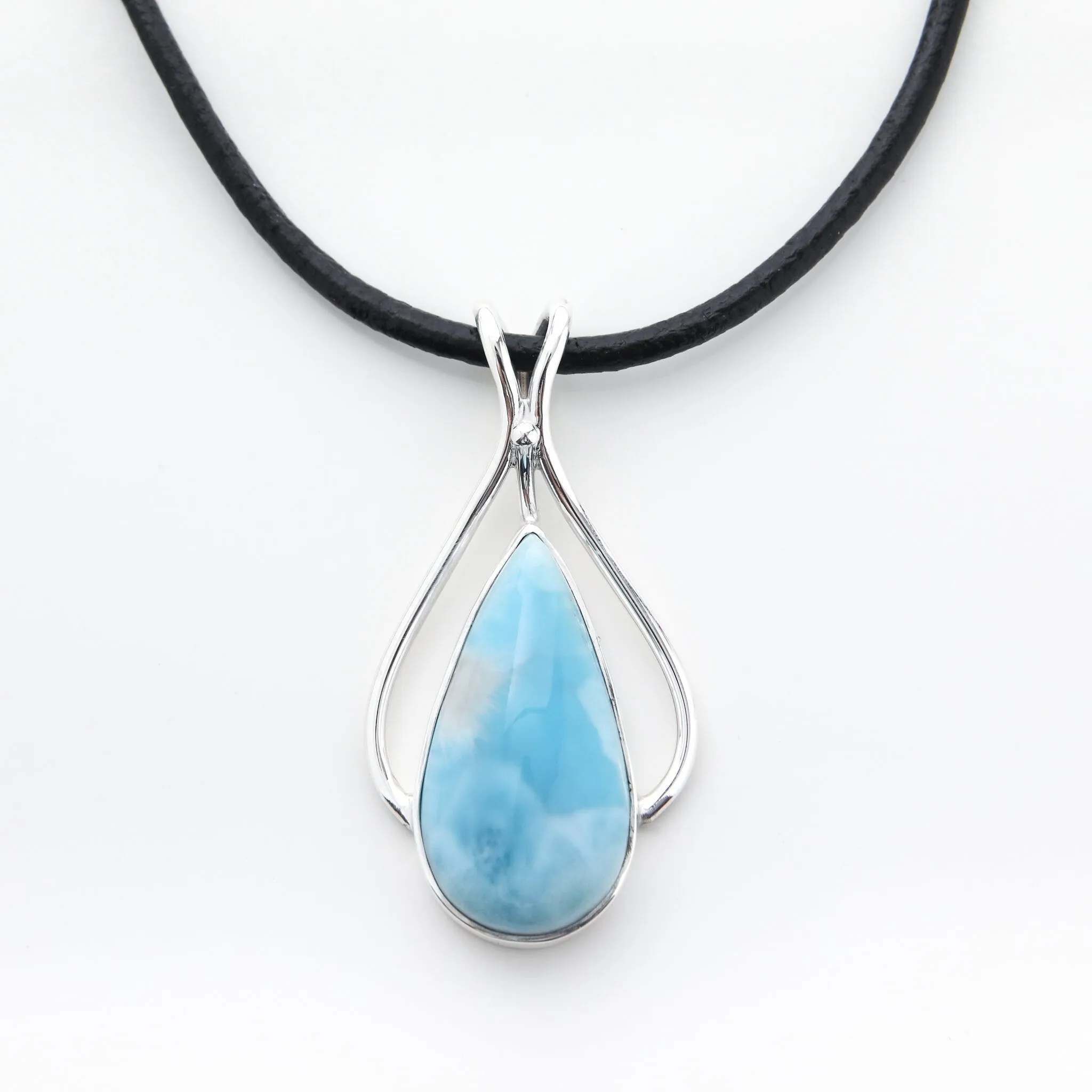 Larimar Teardrop Pendant Marceline