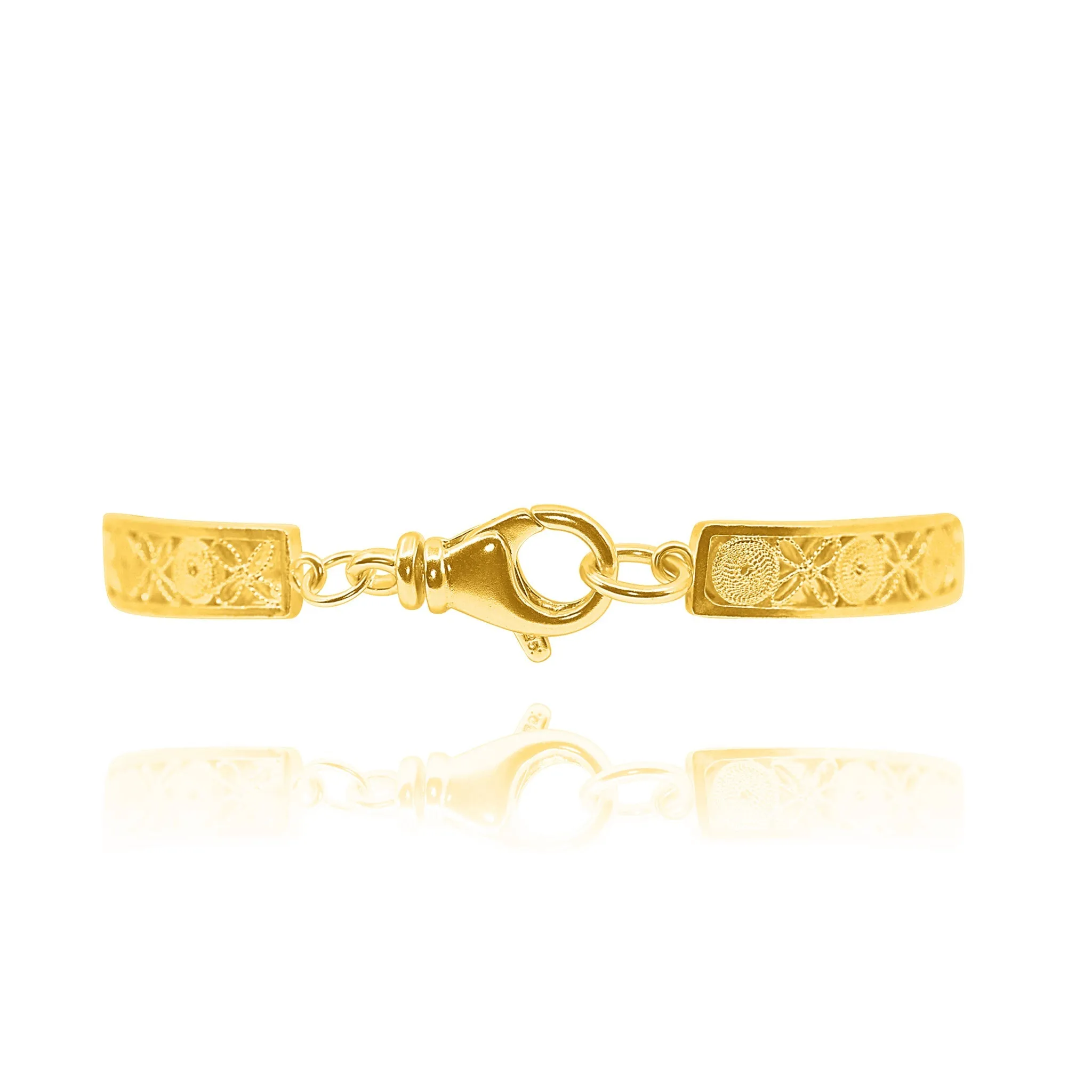 LENNON GOLD CLASP BRACELET FILIGREE