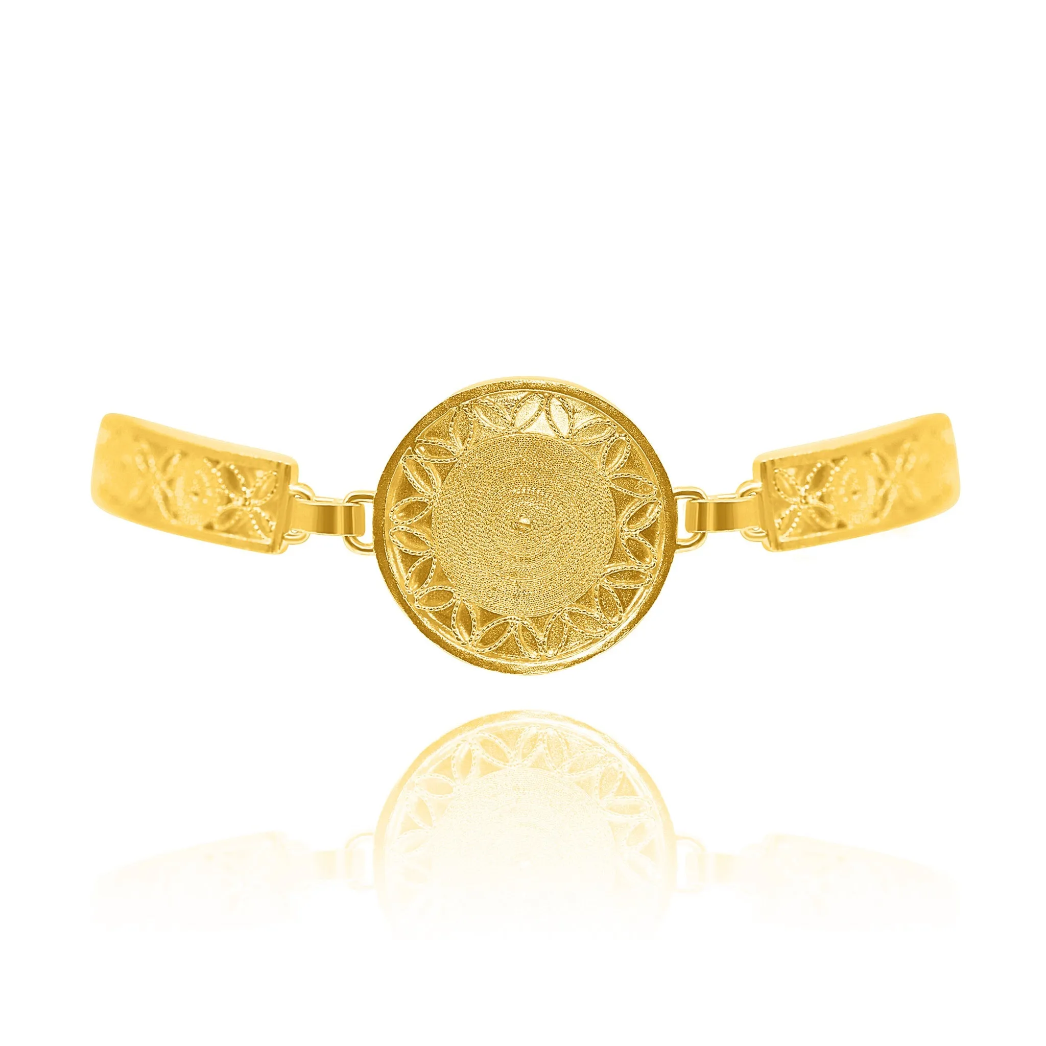 LENNON GOLD CLASP BRACELET FILIGREE