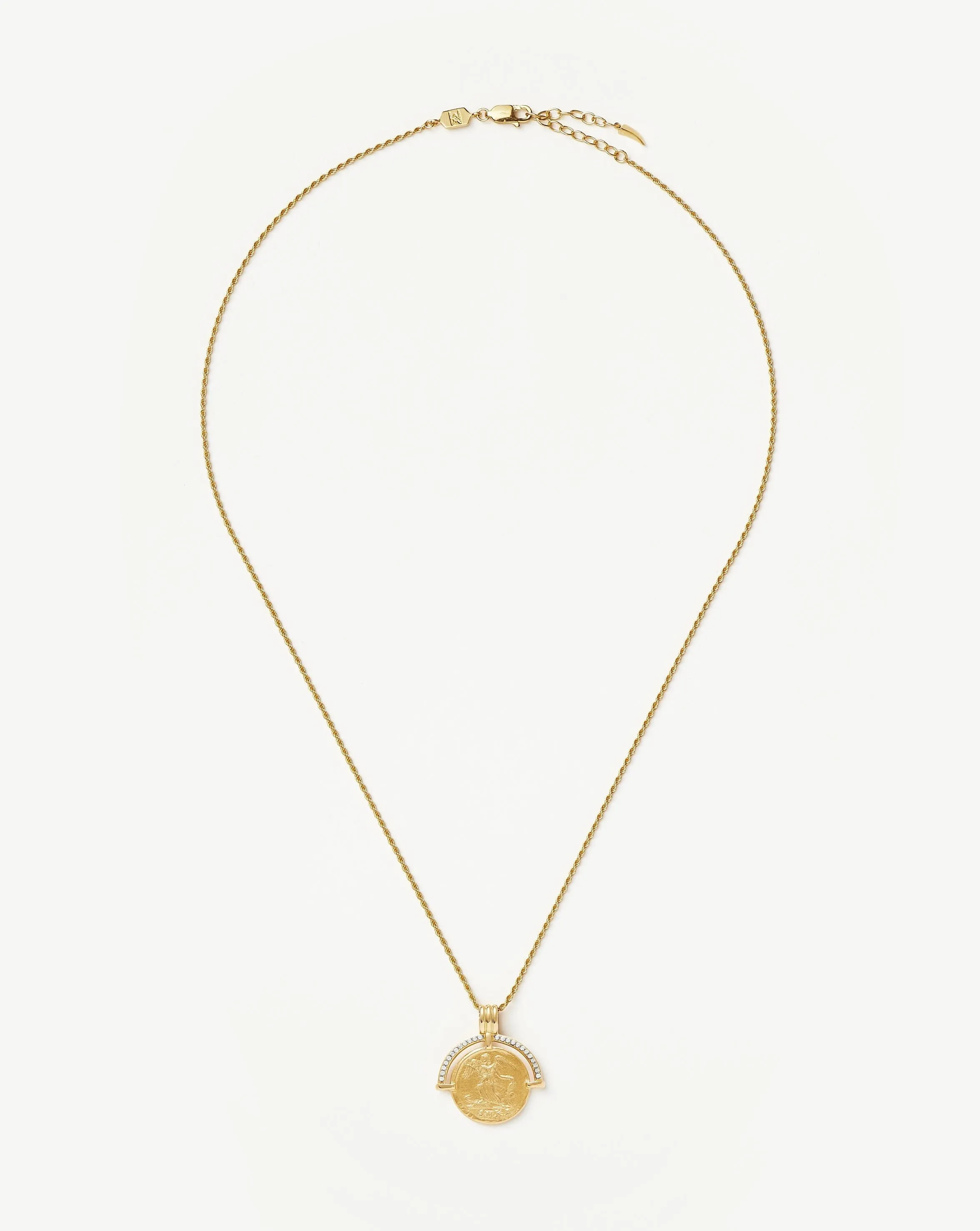 Lucy Williams Fortuna Arc Coin Necklace