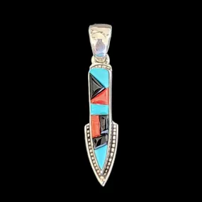 Navajo Cobblestone Inlay Pendant