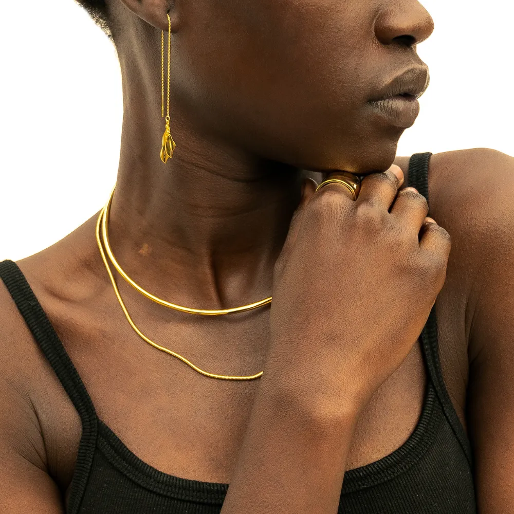 Nyoka Layered Choker Necklace